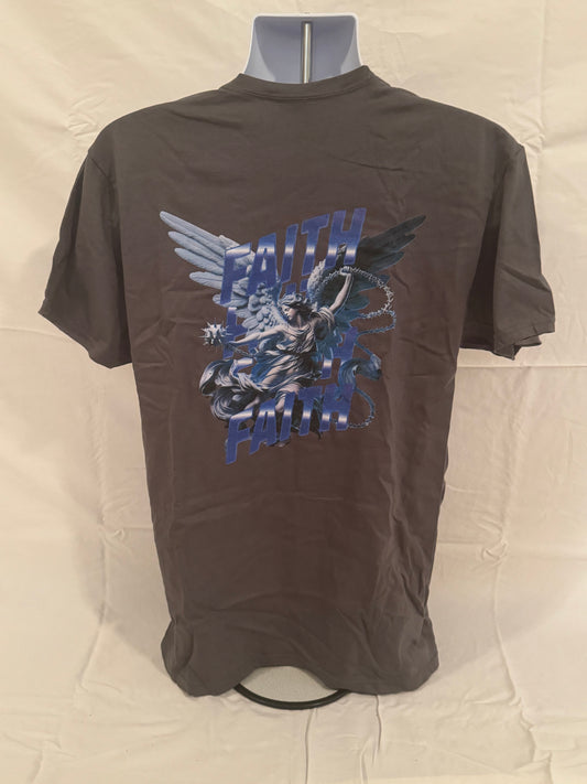 001 Faith Warrior Tee - Living Ice